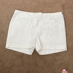 White shorts.  Size 12